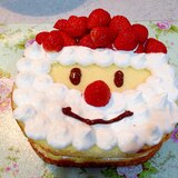 クリスマスに☆サンタクロースケーキ